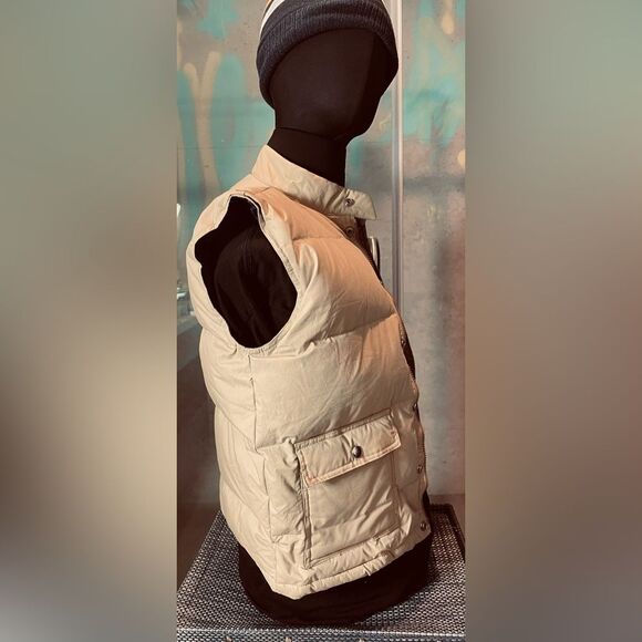 Outdoor Vest - Vintage - Size Small - Coffee Cream - Picture 4 of 5